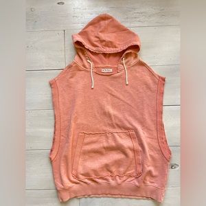 We The Free Coral Sleeveless Hoodie